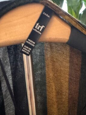 Zara Striped Maxi Dress in Black, Gray, Olive and Brown